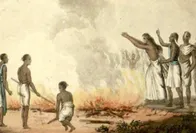 印度寡妇曾经相信：跳进亡夫焚尸的火堆最光荣